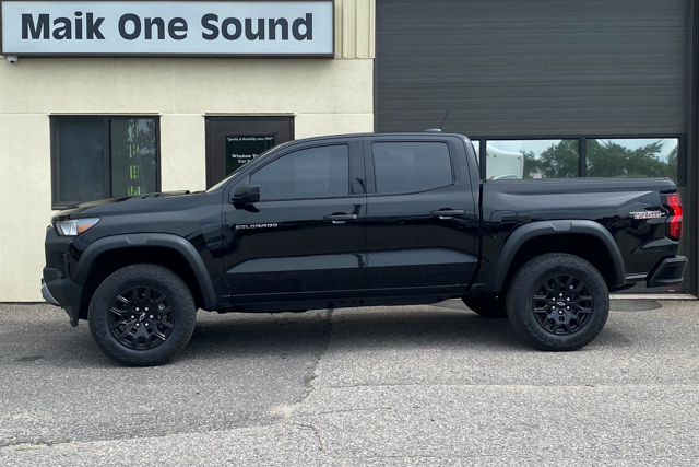 Chevrolet 2024 Colorado with professional window tint in North Bay